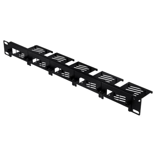 Image of GeeekPi 19 inch 1U Rackmount for Raspberry Pi 5/4B/3B+/3B, holds up to 5 Raspberry Pi Boards, with Removable Front Brackets, Compatible with 19 inch Server Cabinets