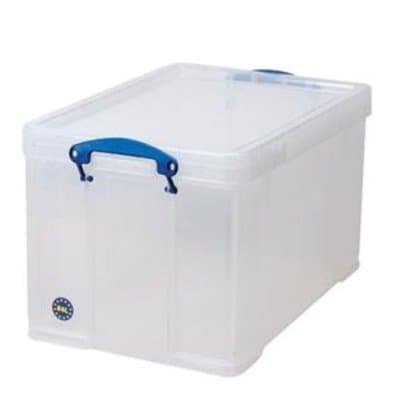 Image of Really Useful Storage Box Plastic Lightweight Robust Stackable 84 Litre