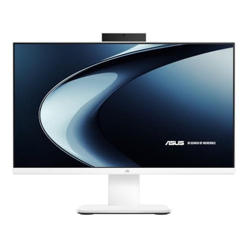 Image of ASUS V400 23.8" All-in-One Desktop PC | Intel Core i5-13420H | 16GB RAM | 512GB SSD | Pop Up Webcam | Windows 11 Home | White