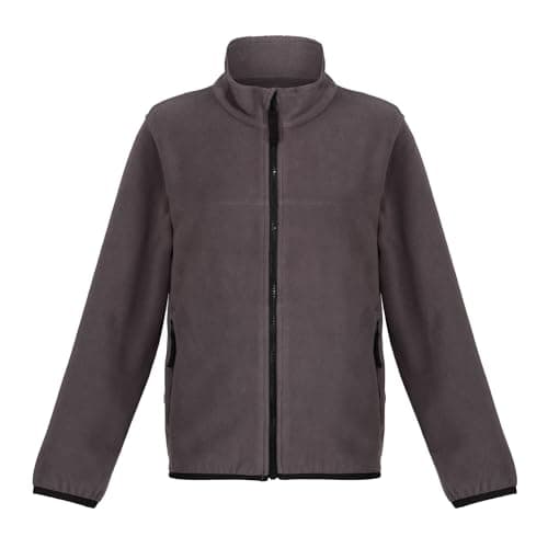 Image of Regatta Professional Boys Full Zip Micro Fleece Jacket, Seal Grey, 7-8 Years EU
