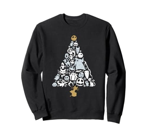 Image of Disney The Nightmare Before Christmas Holiday Tree Sweatshirt