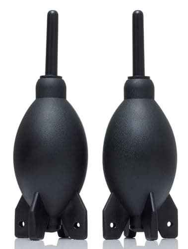 Image of 2PCS Powerful Rocket Air Blower, DSLR Camera Duster, Blaster Dust Cleaner for DSLR Camera, Black Lens/Sensor/Filters Cleaning, Alcohol Ink Blower for Alcohol Ink Painting, Black Nozzle