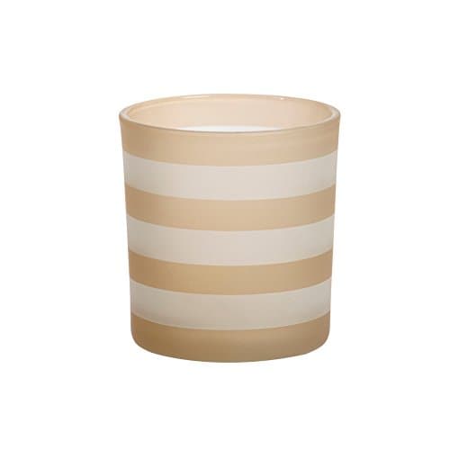Image of Yankee Candle (YANK6) COASTAL LIVING Tea Light Holder, Glass, Sand, 7 x 7 x 7.5 cm