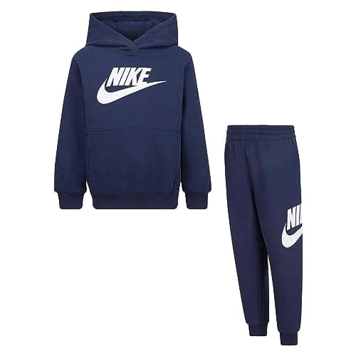 Image of NIKE Children's Tracksuit Club Fleece Blue Code 86L135-U90, true blue/vintage white, 2-3 Years