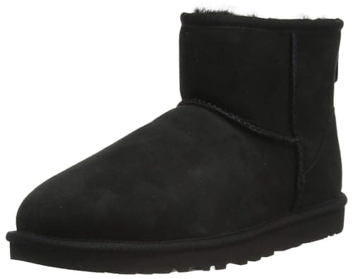 Image of UGG Men's Mini Classic Boots, Black, 10 UK