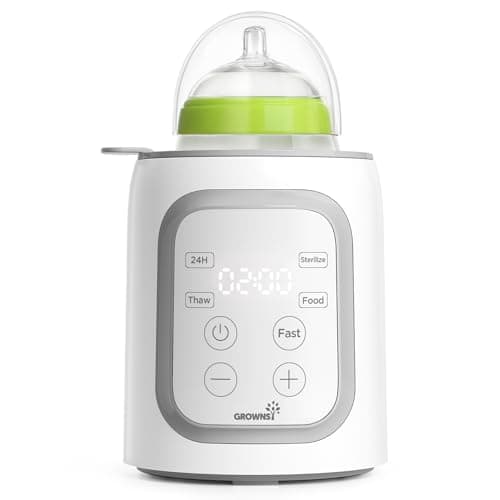 Image of Grownsy Bottle Warmer 10-in-1 Fast Baby Bottle Warmer and Steriliser with LCD, for All Bottles, Milk Warmer for Breastmilk or Formula, BPA-Free, Smart Temperature Control and Automatic Shut-Off