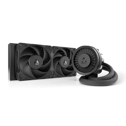 Image of ARCTIC Liquid Freezer III Pro 240 - AIO CPU Cooler, 2 x 120 mm Water Cooling, 38 mm Radiator, PWM Pump, VRM Fan, AMD AM5/AM4, Intel LGA1851/1700 Contact Frame - Black