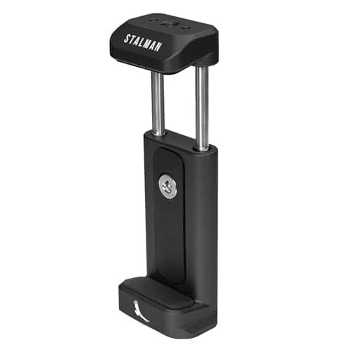 Image of KONDOR BLUE x Tyler Stalman | Horizontal Smartphone Clamp | Phone Rig Tripod Mount with Arca Plate, 1/4-20 Threads, ARRI Anti-Twist Mounts, Strong Clamping Force, Case Friendly Fit | Black