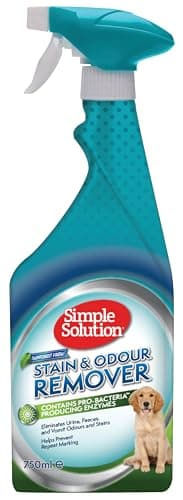 Image of Simple Solution Pet Stain and Odour Remover, Enzymatic Cleaner with Pro-Bacteria Cleaning Power- Rainforest Fresh 750ml