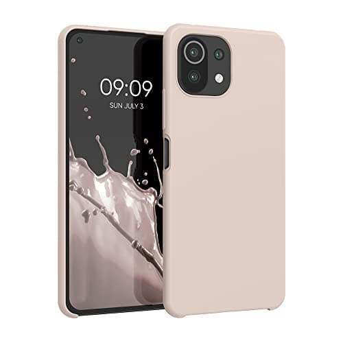 Image of kwmobile Case Compatible with Xiaomi 11 Lite (5G) NE/Mi 11 Lite (5G) Case - TPU Silicone Phone Cover with Soft Finish - Dusty Pink
