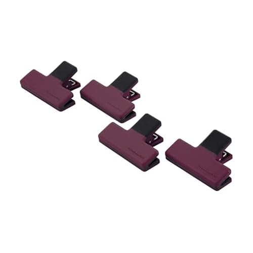 Image of KitchenAid Kitchen Clips, Set of 4, Medium, Beetroot
