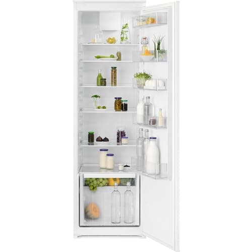 Image of Zanussi ZRDN18ES3 Series 40 Refrigerator, Radial Fan Plastic, 177cm, Auto Defrost, LED indicators, Capacity 310 Litres, Electronic Cooling Control, White, [Energy Class E]
