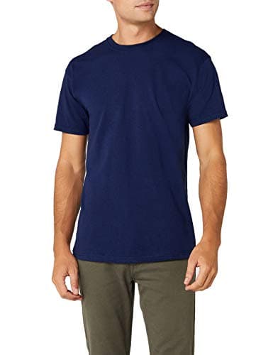 Image of Fruit of the Loom Men's Super Premium Short Sleeve T-Shirt, Navy, Small