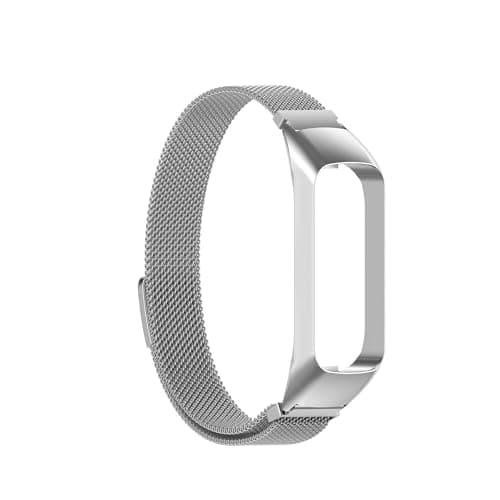 Image of Panda Bobo Compatible with Samsung Galaxy Fit 2 Metal Strap SM-R220 Watch Band Wristband (Silver)