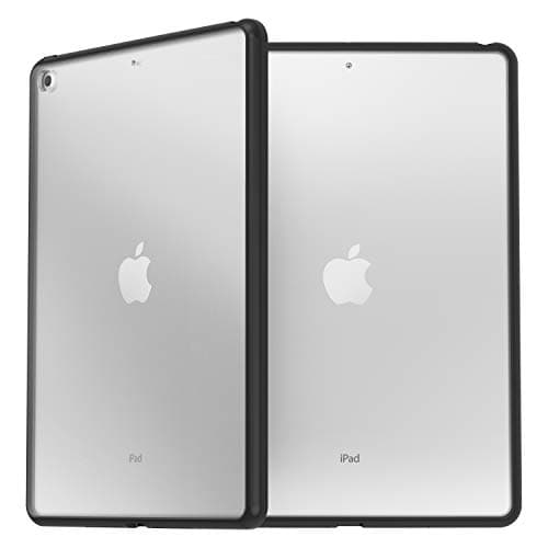 Image of OtterBox React Series Case for iPad 7th/8th/9th gen, Shockproof, Drop proof, Ultra-Slim, Protective Thin Case, Clear/Black