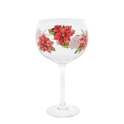 Image of Ginology Red Poinsettia Copa Gin Glas Gin Glass