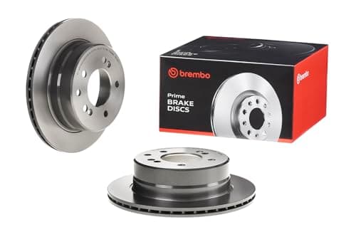 Image of Brake disc BREMBO 09.E168.11 Rear axle ventilated from inside
