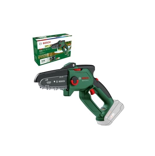 Image of Bosch Mini Chain Saw EasyChain 18V-15-7 (for Cutting Through Wood; 18 Volt System; Chain Speed: 6.95m/s; Without Battery)