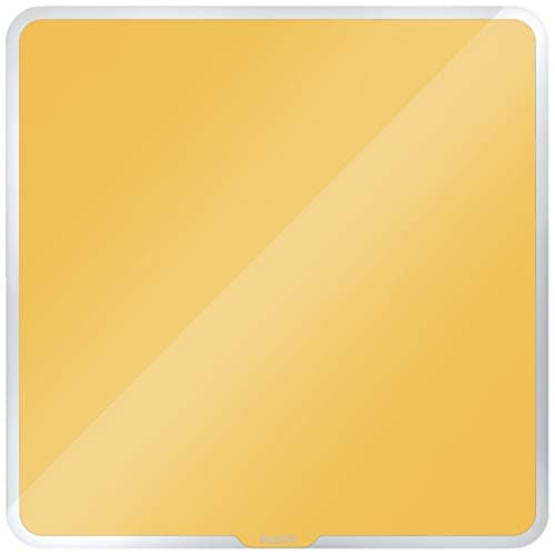 Image of Leitz Magnetic Glass Whiteboard, 450 x 450, Cosy Range, Warm Yellow, 70430019