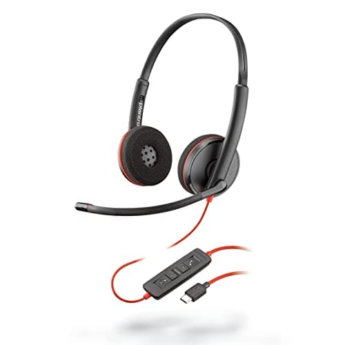 Image of Plantronics - Blackwire 3220 - Wired Dual-Ear (Stereo) Headset with Boom Mic - USB-C to connect to your PC or Mac
