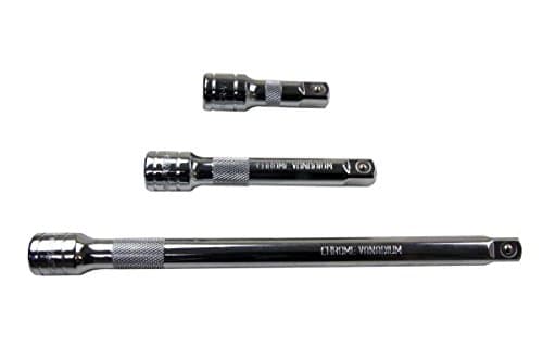 Image of US PRO 3pc 1/2''dr Extension Bar Set 75, 125, 250mm Long 4141