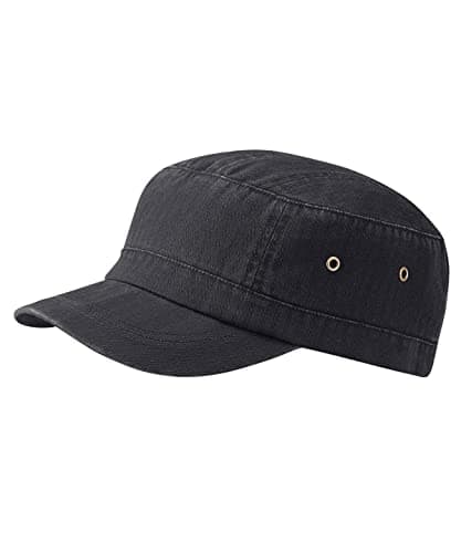 Image of Beechfield B38 Urban Army Cap - Vintage Black