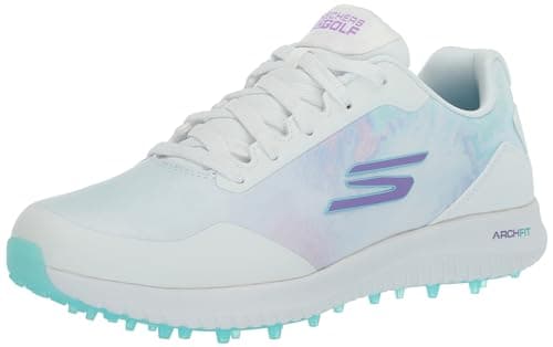 Image of Skechers Go Golf Max 2-Splash, White/Multi, 6