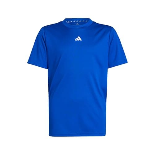 Image of adidas Unisex Kids Train Essentials Logo Regular Fit T-Shirt Junior, Royal Blue/White, 11-12 Years