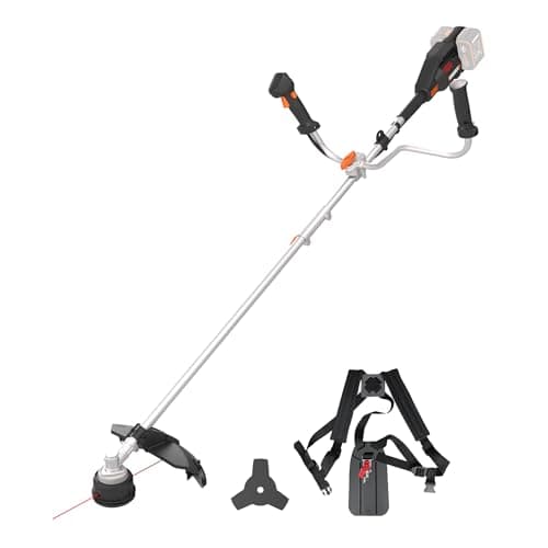 Image of Worx WG084E.9 40V PowerShare Cordless 38cm Brushless Brush Cutter Strimmer Bare Unit (no battery or charger)