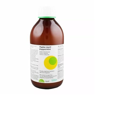 Image of Peptac Liquid Peppermint, 500 ml, Sugar-Free Indigestion Relief - Free Measuring Cup - Fast-Acting Heartburn, Indigestion, Acid Reflux, and Nausea Relief