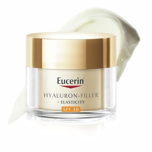 Image of Eucerin Hyaluron-Filler + Elasticity Day Cream Care SPF 30 50ml, Anti Ageing Face Cream for Refined Skin, Nourishing SPF Face Moisturiser with Hyaluronic Acid and Collagen