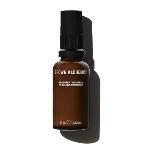 Image of Grown Alchemist Regenerating Face Serum - Anti Aging Serum with Peptides, Proteins, Plant Collagen for Anti Wrinkle, Moisturising, Organic Face Brightening Serum - Hydrating Antioxidant Serum 30ml