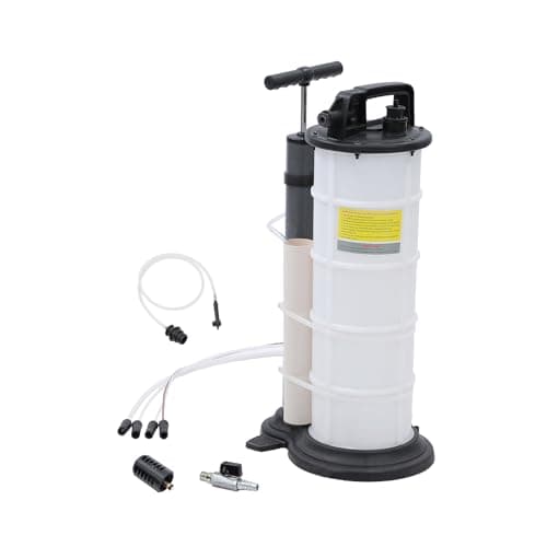 Image of KATSU Manual Pneumatic Oil Extractor Pump 9 L Fluid Evacuator Motor Engine Oil Changer Petrol Fuel Transfer Vacuum Suction Pump with Brass Probe for Cars Motorbikes Marine