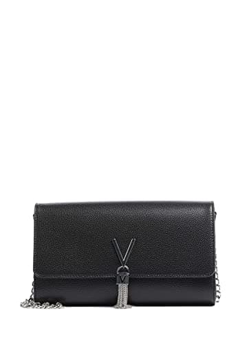 Image of Valentino by Mario Valentino VBS1R401G Women's Divina Cross-Body Bag Black (Nero)