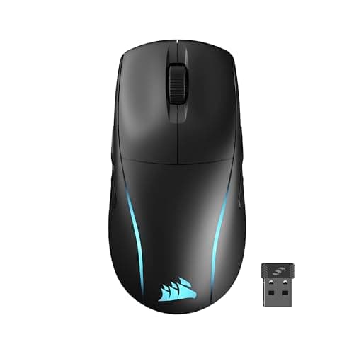Image of Corsair M75 WIRELESS RGB Lightweight FPS Gaming Mouse – 26,000 DPI – Swappable Side Buttons – iCUE Compatible – PC – Black