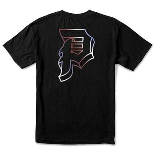 Image of Primitive Men's Dirty P Gradient Short Sleeve T Shirt Black Clothing Apparel Black S