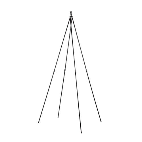 Image of Garden Gear 1.8 Metre Tepee Trellis Obelisk, Metal Outdoor Climbing Plant Support, Weather Resistant (1)