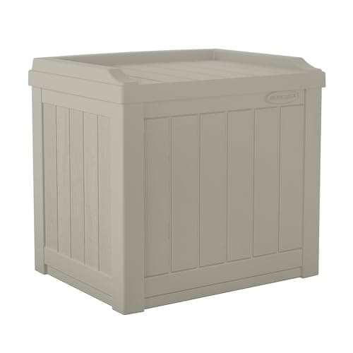 Image of Rowlinson Suncast Florida 83L Storage Box - Light Taupe