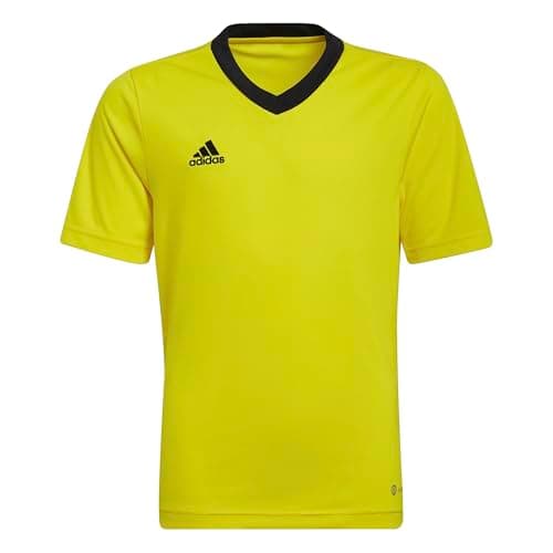 Image of adidas Unisex Kids Entrada 22 Jersey, Team Yellow / Black, 11-12 Years