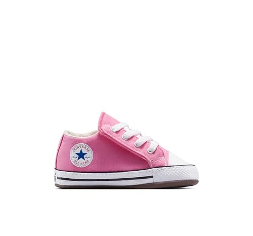 Image of Converse Boy's Unisex Kids Chuck Taylor All Star Cribster Hi-Top Trainers, Pink (Pink 865160c), 1 UK Child