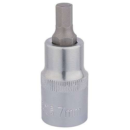 Image of Draper 16300 1/2-Inch Square Drive Metric 7 mm Tip Hexagonal Socket Bit