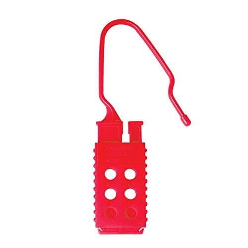 Image of Master Lock 428 Lockout Hasp for 6 Safety Padlocks for Electrical Lockout