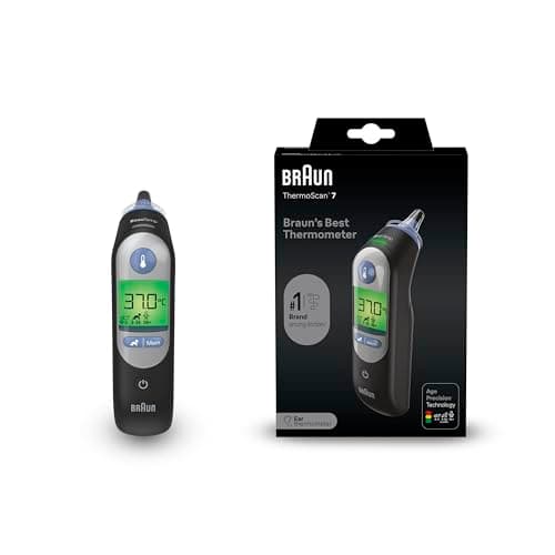 Image of Braun ThermoScan 7 Ear thermometer - Age Precision Technology - Colour-coded Digital Display - Baby and Infant Friendly - #1 Brand among doctors(1)