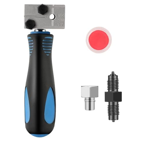 Image of WODHMIEY 3/16 inch DIN Double Flaring Tool, Handheld Pipe Expander with Metal Head, Compact and Lightweight, 3/16″ Pipe Expansion Tool, Designed for Automotive Brake Line Tubing and Field Applications