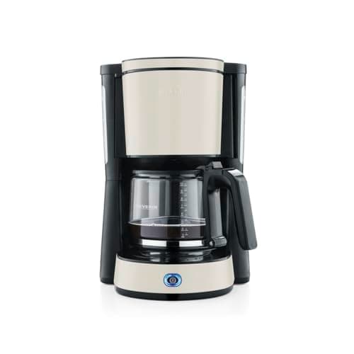 Image of Severin - Drip coffee maker glass carafe 10 cups 1000 W Beige KA 9575