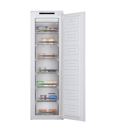 Image of Haier Series 6 HAUN518EWK Integrated Frost Free Upright Freezer 200L Total Capacity, White, E Rated