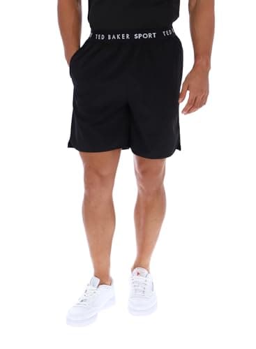 Image of Ted Baker Sport Men's Novak Essentials Active Shorts, Black, Large