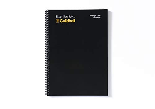 Image of Exacompta - Ref GES7421Z - Guildhall - Essentials Wire bound Single Cash Account Book, A4, 297 x 210mm, 192 Pages of 80gsm Pre-Printed Paper - Receipts, Expenses, Summaries