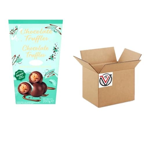 Image of Chocolate Truffles Mint Box 200g - Gift for mint and Bailleys lovers
