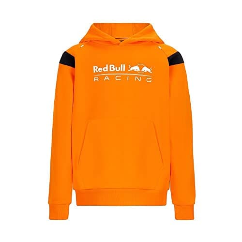Image of Red Bull Racing - Official Formula 1 Merchandise - Max Verstappen Kids Hoodie - Orange - 3-4 Years